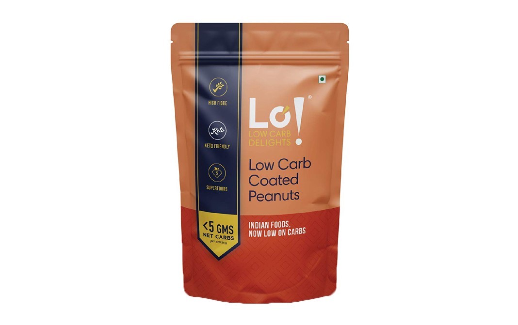 Lo! Low Carb Delights Coated Peanuts    Pack  180 grams